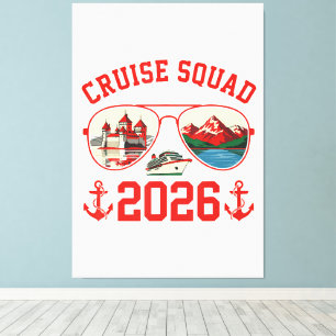 Cruise Squad Switzerland Vacation Trip 2026 Canvas Print