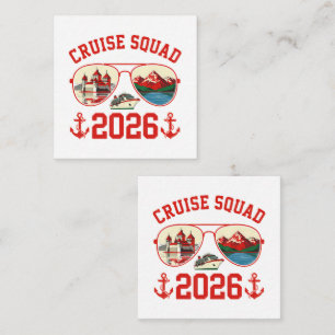 Cruise Squad Switzerland Vacation Trip 2026 Enclosure Card