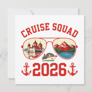 Cruise Squad Switzerland Vacation Trip 2026 Invitation
