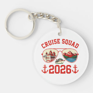 Cruise Squad Switzerland Vacation Trip 2026 Key Ring