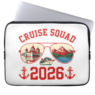 Cruise Squad Switzerland Vacation Trip 2026 Laptop Sleeve