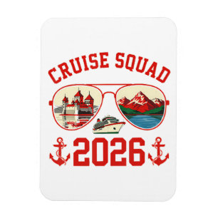 Cruise Squad Switzerland Vacation Trip 2026 Magnet