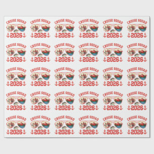 Cruise Squad Switzerland Vacation Trip 2026 Wrapping Paper
