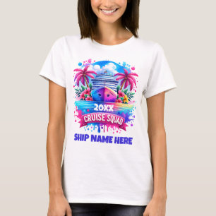 Cruise Squad T-Shirts Personalized with Ship Name