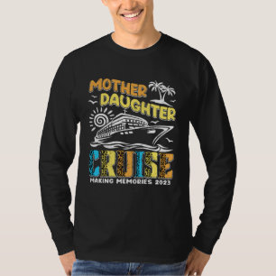 Cruise Trip Mother Daughter Cruise Ship Trip Leopa T-Shirt
