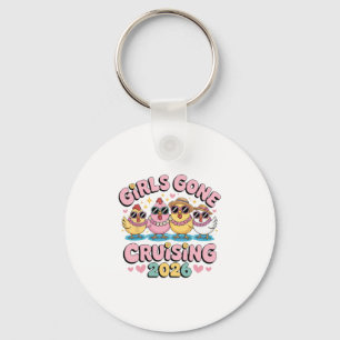 Cruise Vacation Trip Chicken Girls Gone Cruising 2 Key Ring
