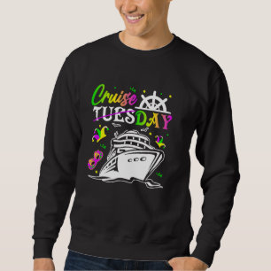 Cruiseday Mardi Gras Celebrations Parade Boat Fat Sweatshirt