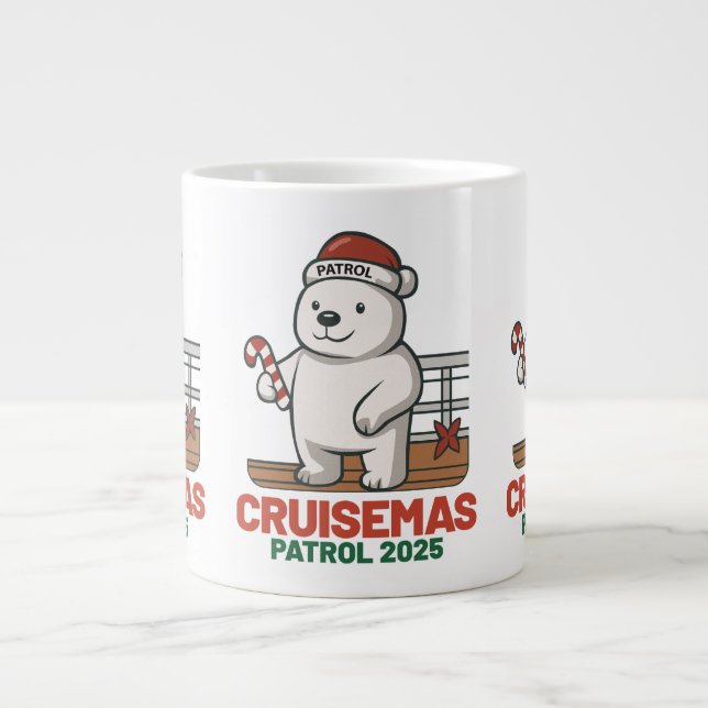 Cruisemas Patrol 2025 Large Coffee Mug (Front)