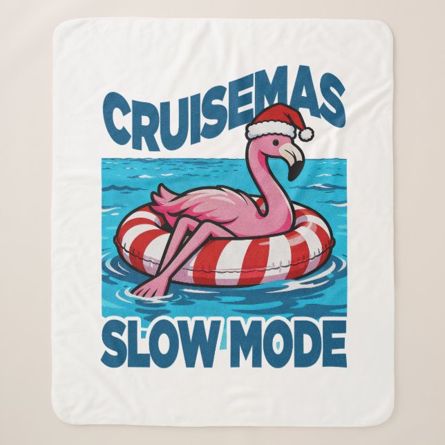 Cruisemas Slow Mode Sherpa Blanket (Front)