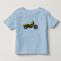 Cruiser motorcycle cartoon illustration