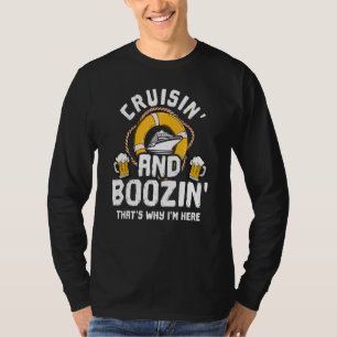 Cruisin And Boozin Funny Cruise Crusaders T-Shirt