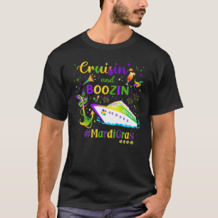 Cruisin and Boozin Mardi Gras Cruise Matching Grou T-Shirt