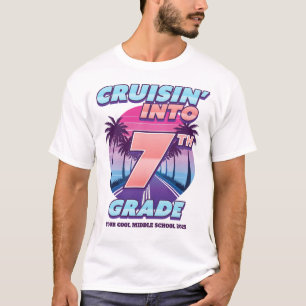 Cruisin’ Back to School 7th Grade (Bigger Sizes) T-Shirt