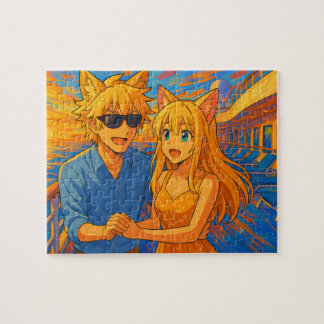 Cruisin Couple Jigsaw Puzzle