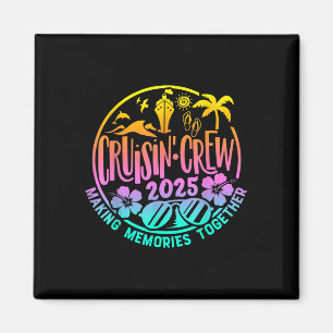 Cruisin Crew 2025 Cruise Family Friends Vacation M Magnet