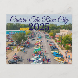 Cruisin' The River City 2025 Postcard