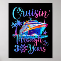 Cruisin Through 30 Years 30th Wedding Anniversary