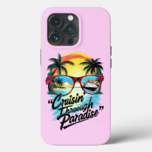 Cruisin’ Through Paradise: Tropical Escape Vibes iPhone 13 Pro Case