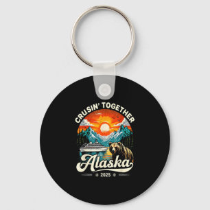 Cruisin Together Alaska 2025 Cruise Family Trip Key Ring