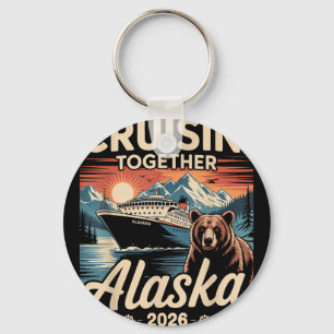 Cruisin Together Alaska 2026 Family Friend Alaska  Key Ring