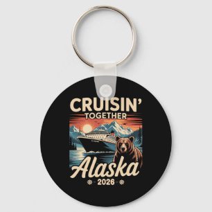 Cruisin Together Alaska 2026 Family Friend Alaska Key Ring