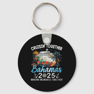 Cruisin' Together Bahamas 2025 Cruise Beach Summer Key Ring