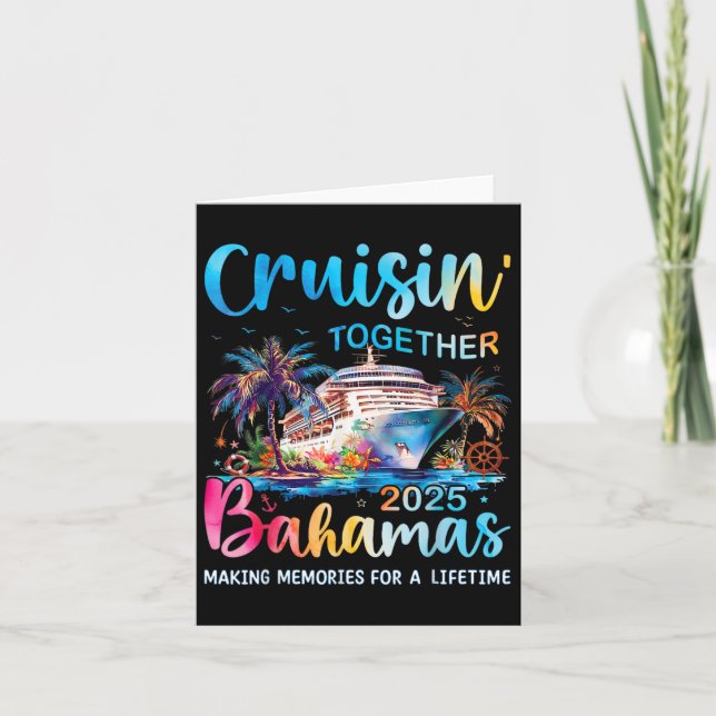 Cruisin Together Bahamas 2025 Family Cruise Bahama Card (Front)