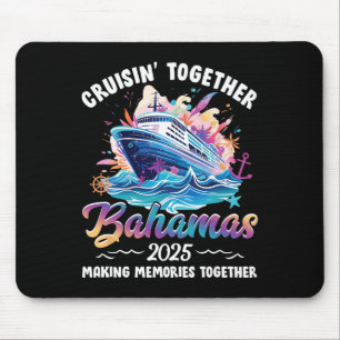 Cruisin Together Bahamas Vacation Beach 2025 Memor Mouse Pad