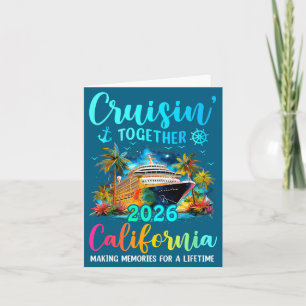 Cruisin' Together California 2026 Family Cruise Va Card