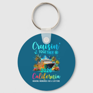 Cruisin' Together California 2026 Family Cruise Va Key Ring
