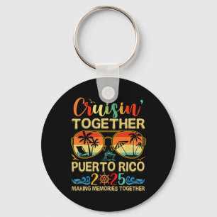 Cruisin Together Puerto Rico 2025 Matching Group V Key Ring