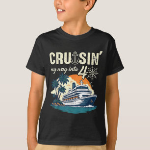 Cruisin way into 40 funny 40th birthday cruise T-Shirt