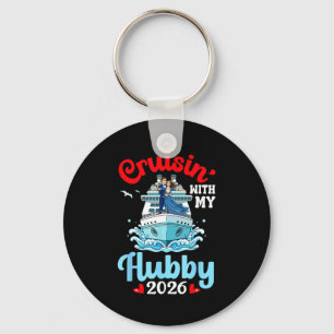 Cruisin With My Hubby 2026 Romantic Couple Cruise  Key Ring