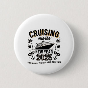 Cruising 2025 Making Memories Together Family  6 Cm Round Badge