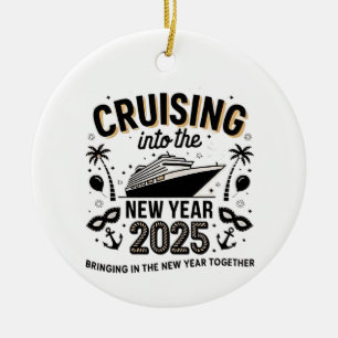 Cruising 2025 Making Memories Together Family Ceramic Tree Decoration