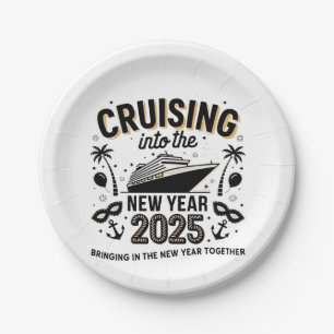 Cruising 2025 Making Memories Together Family Paper Plate