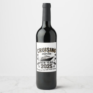Cruising 2025 Making Memories Together Family  Wine Label