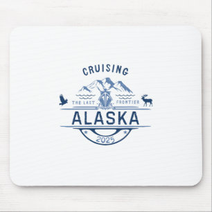 Cruising Alaska 2025 Shirt Family Cruise Alaska Ma Mouse Pad