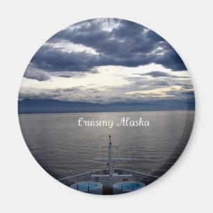 Cruising Alaska Magnet