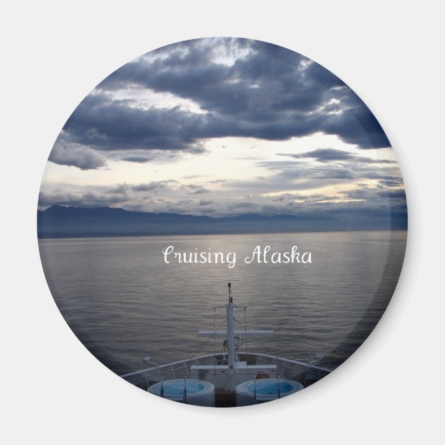 Cruising Alaska Magnet (Front)