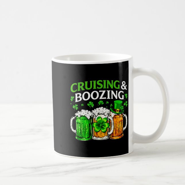 Cruising boozing irish drinking st patricks day coffee mug (Right)