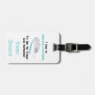 Cruising Control Luggage Tag