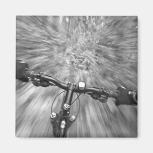 Cruising down a buff section of singletrack magnet