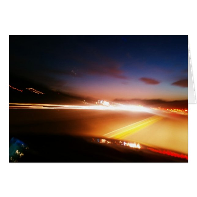 Cruising Down the Highway at Midnight (Front Horizontal)