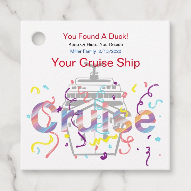 Cruising Duck Tag (Front)
