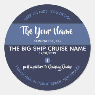 Cruising Ducks Personalised Stickers