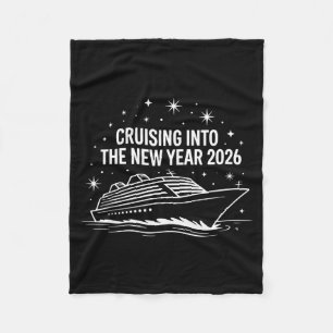 Cruising Into 2026 New Years Eve Family Matching H Fleece Blanket