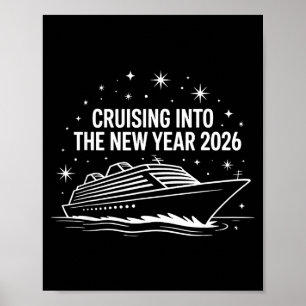 Cruising Into 2026 New Years Eve Family Matching H Poster
