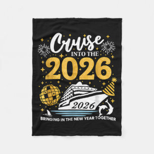 Cruising Into 2026 New Years Eve Party Favors Fami Fleece Blanket