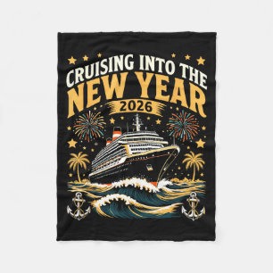 Cruising Into 2026 New Years Eve Party Favors Fami Fleece Blanket